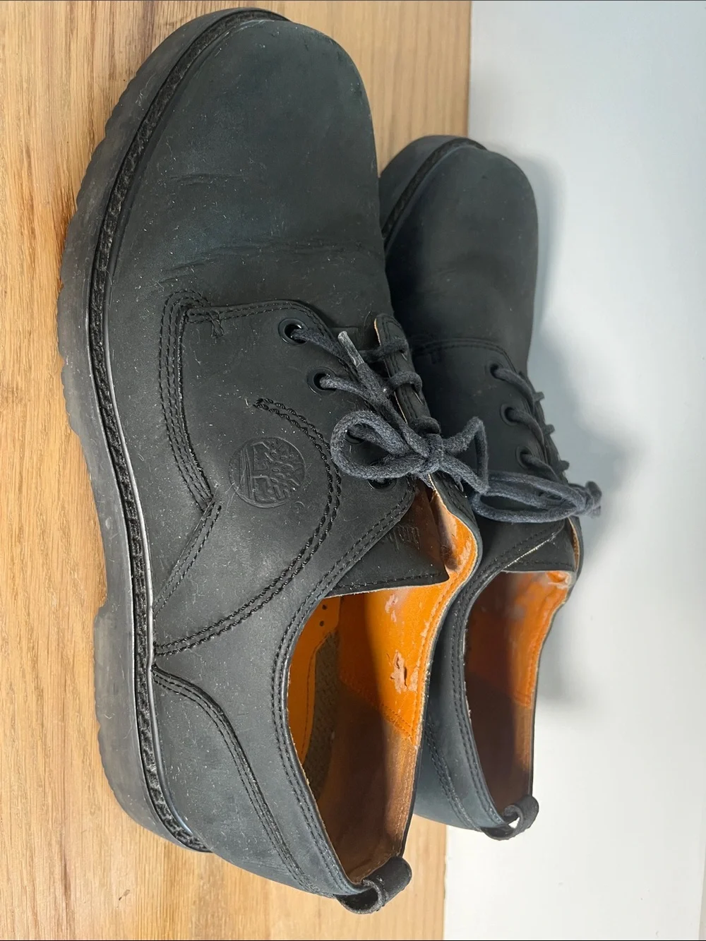 Timberland Black Men's Lace-Up Oxfords